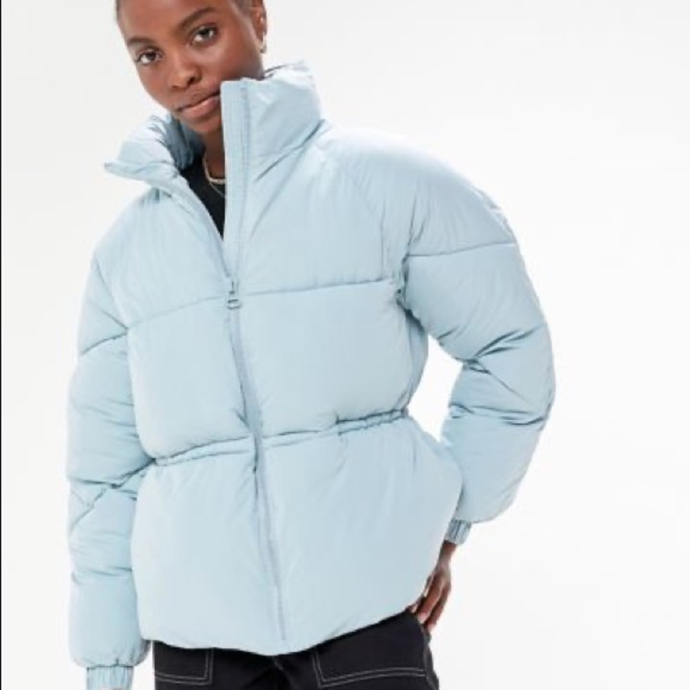 Blue UO puffer jacket